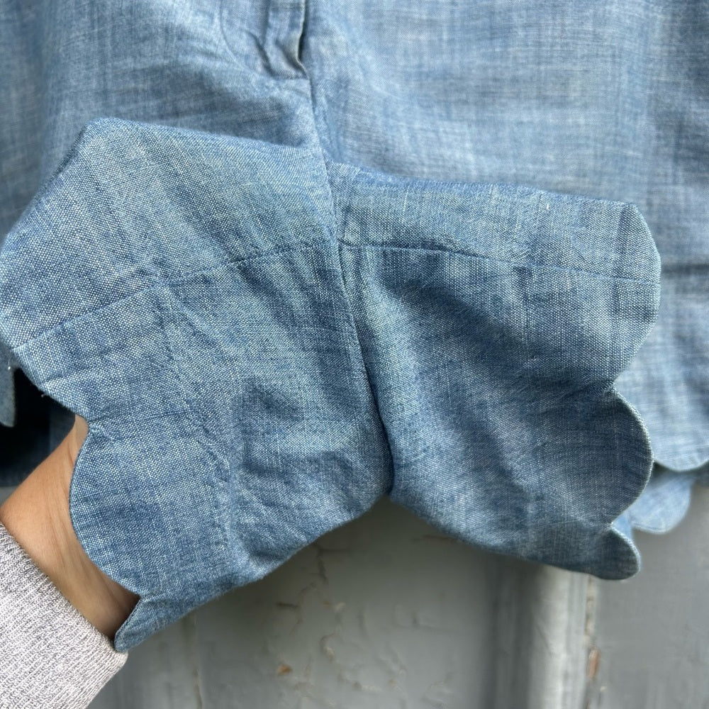 J Crew Chambray Shorts, size 8