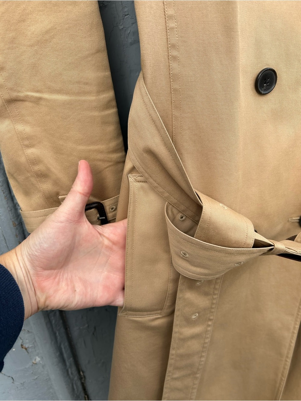 Babaton Santiago Trench, size Small