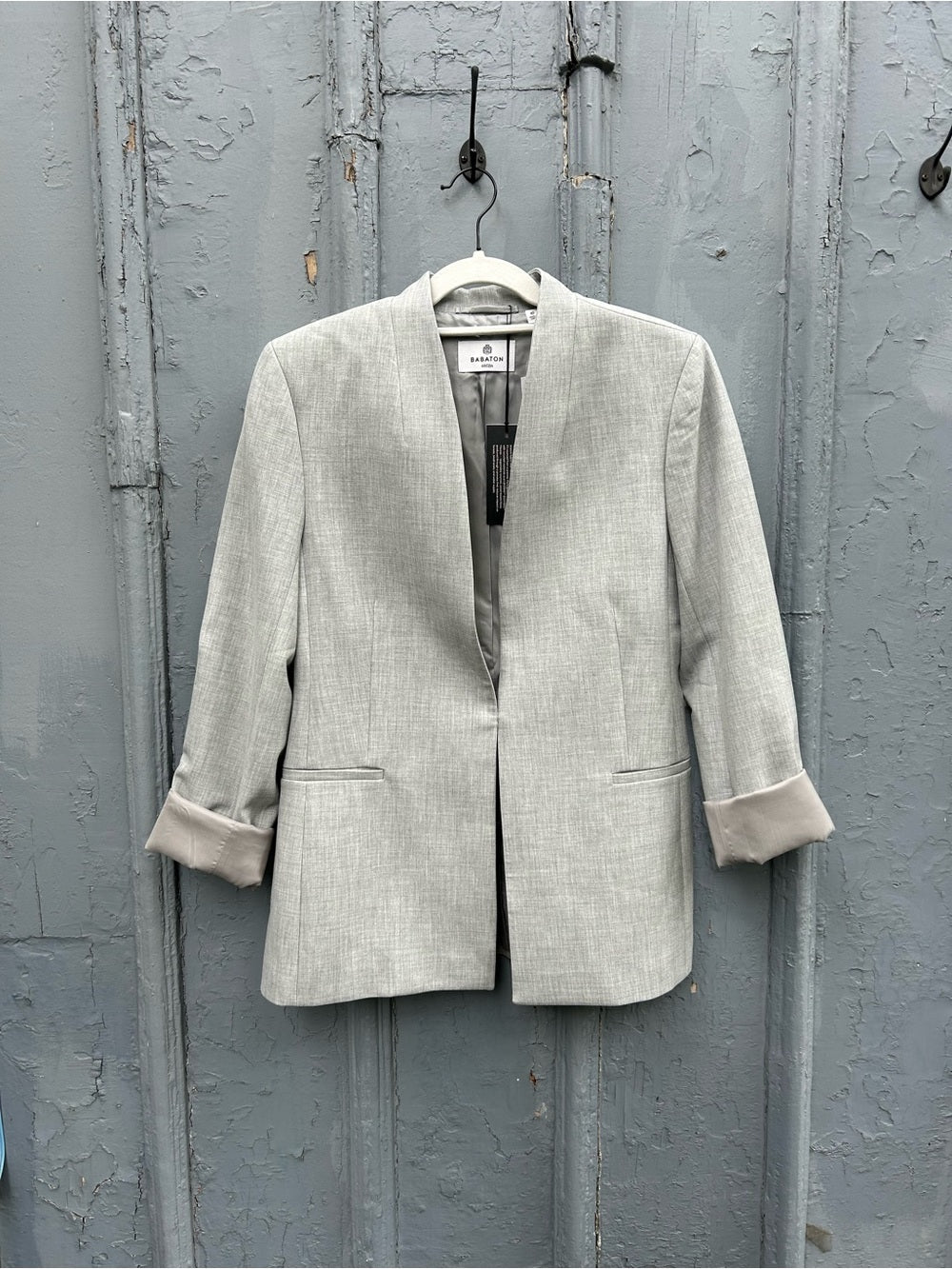Babaton Heather Chrome Commerce Blazer, BNWT, size 10