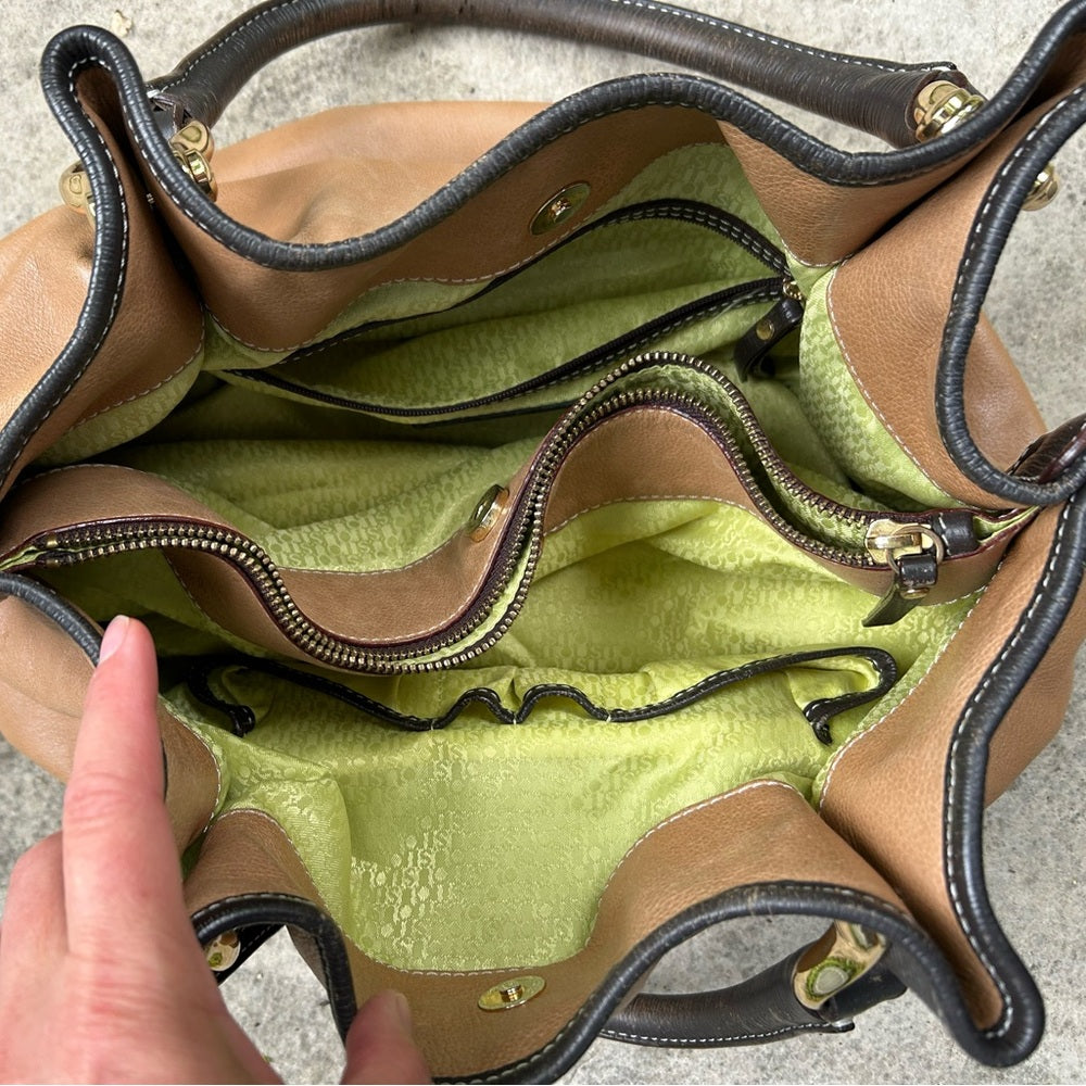 Tous Leather shoulder bag, 16.5”x 11.5”x 6.5”