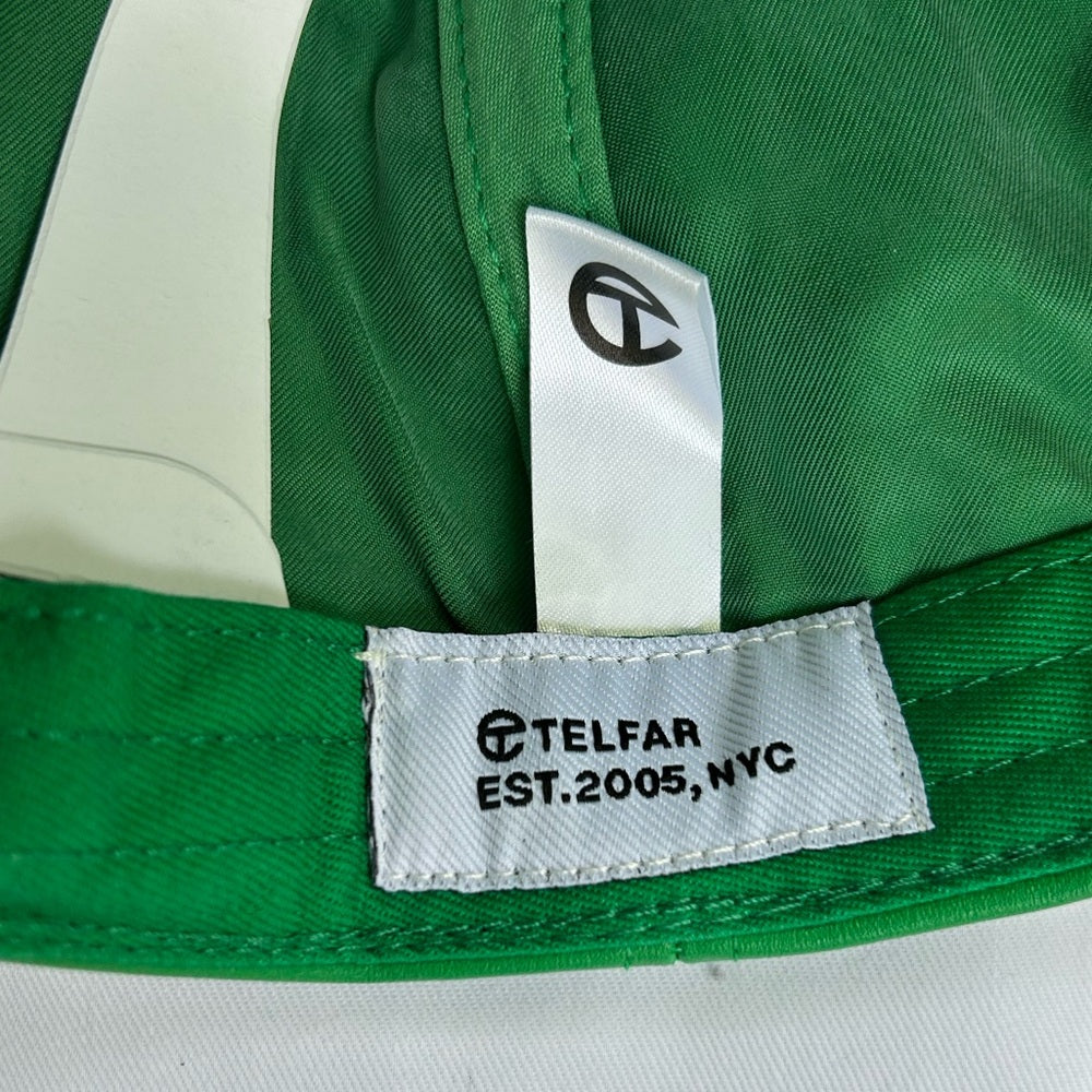 BNWT Telfar Vegan Logo Embossed Hat, Green