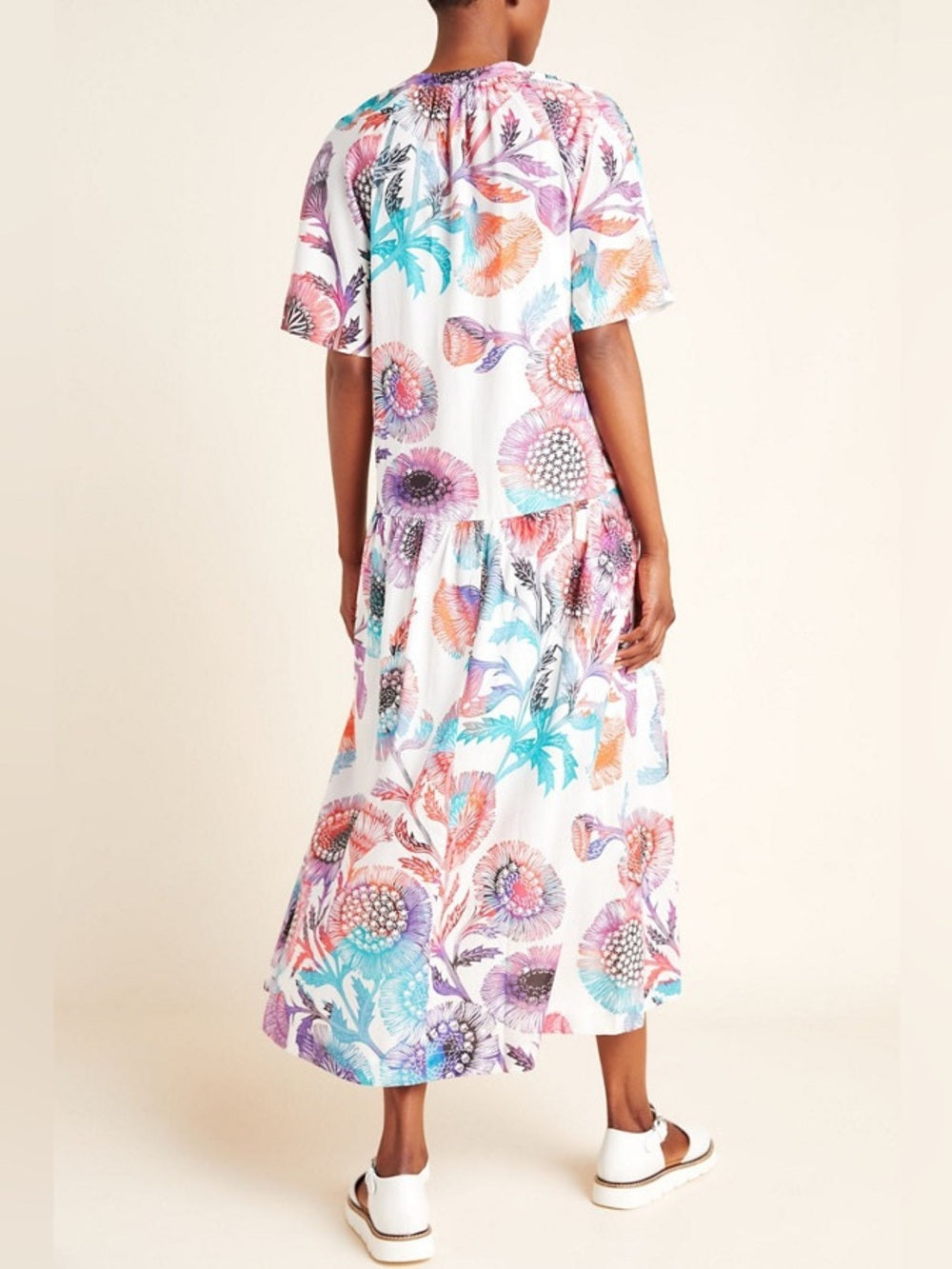 Anthropologie Tugboat Azores Midi Dress, size M