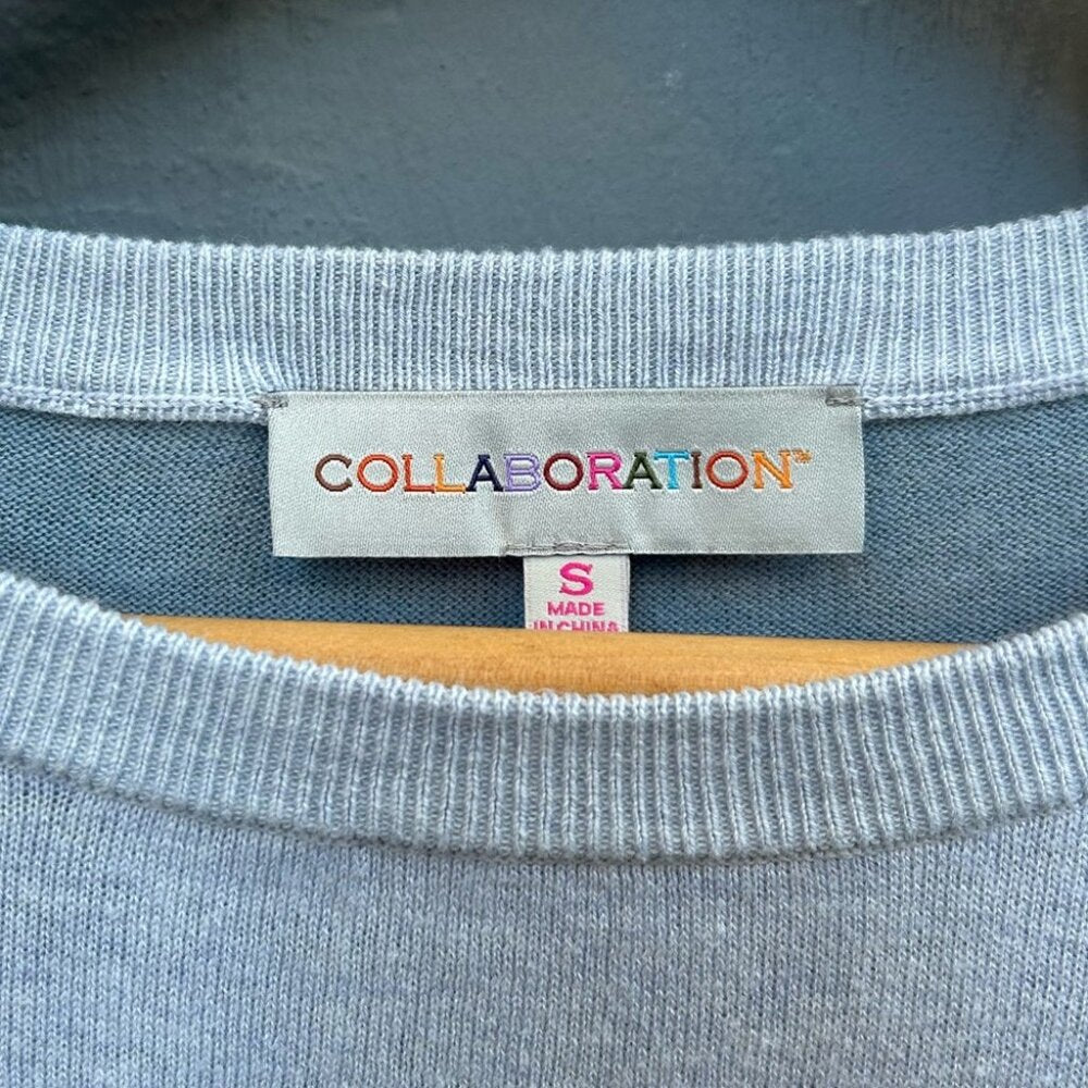 Collaboration Colour Block Sweater, Small (fits large)