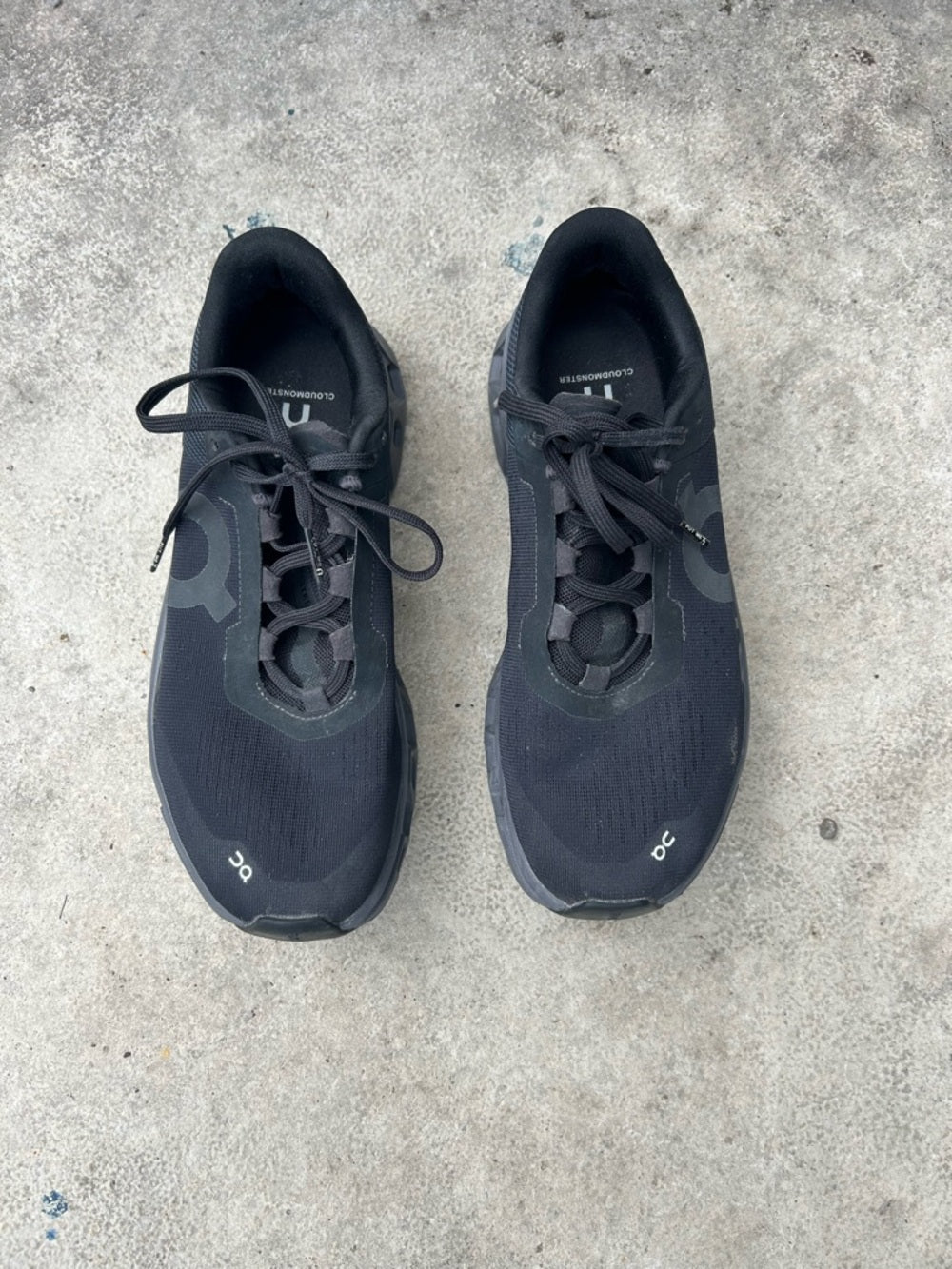 On Running CloudMonster shoes, size 9