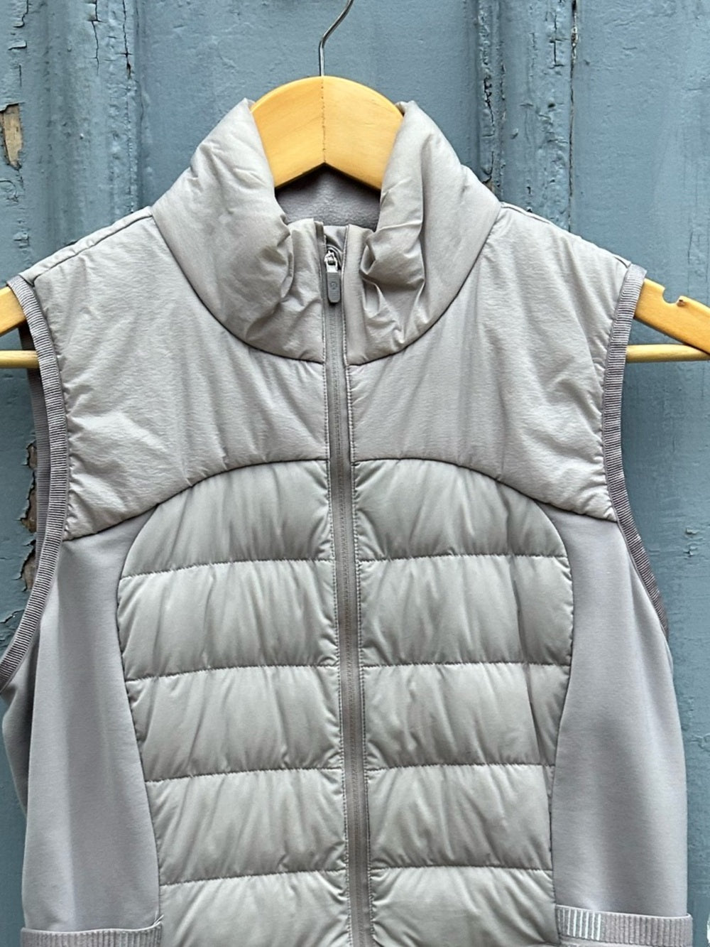 Lululemon Chrome Down for it all vest, size 8