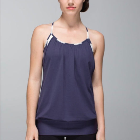 Lululemon No Limits tank cadet blue, size 4