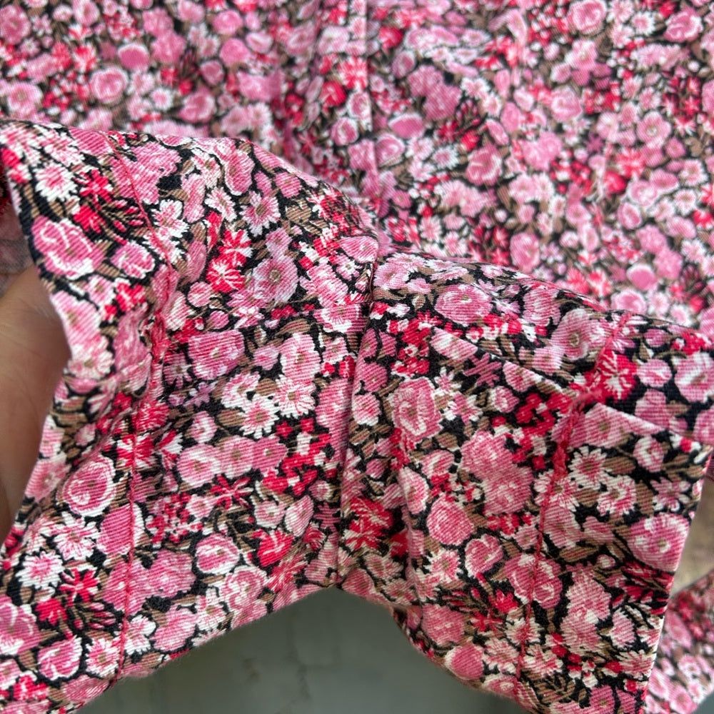J.Crew x Liberty Art Fabrics pink floral chino shorts, size 4