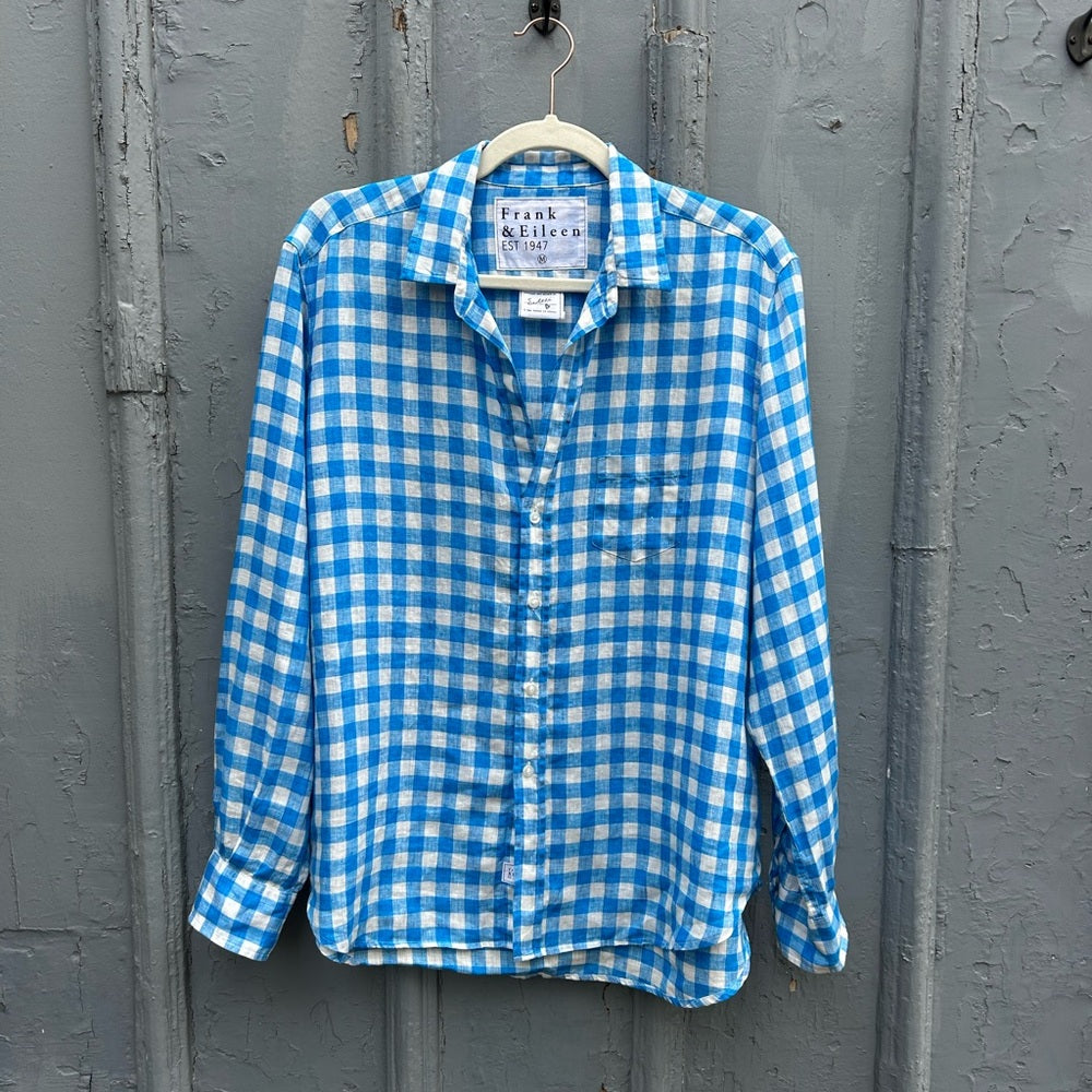 Frank & Eileen Barry Tailored Button Up Shirt, Size M