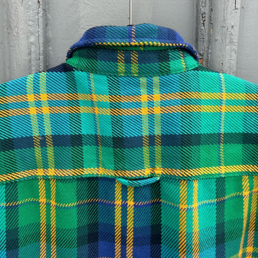 Roots Seymour Plaid Shacket, Size S (oversized)