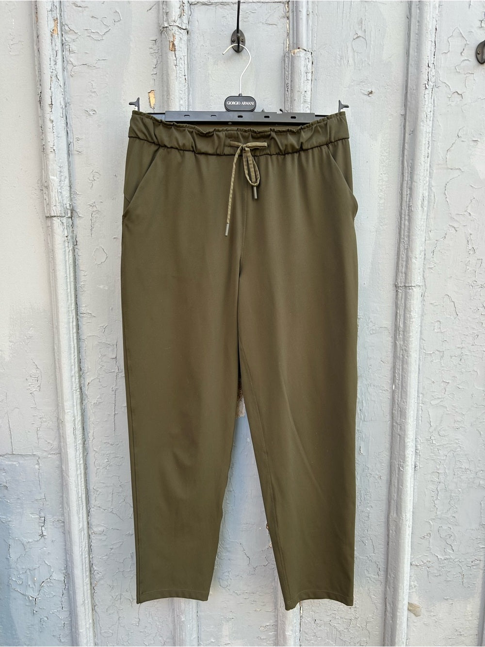 Lululemon Green Keep Moving Pants, size 8