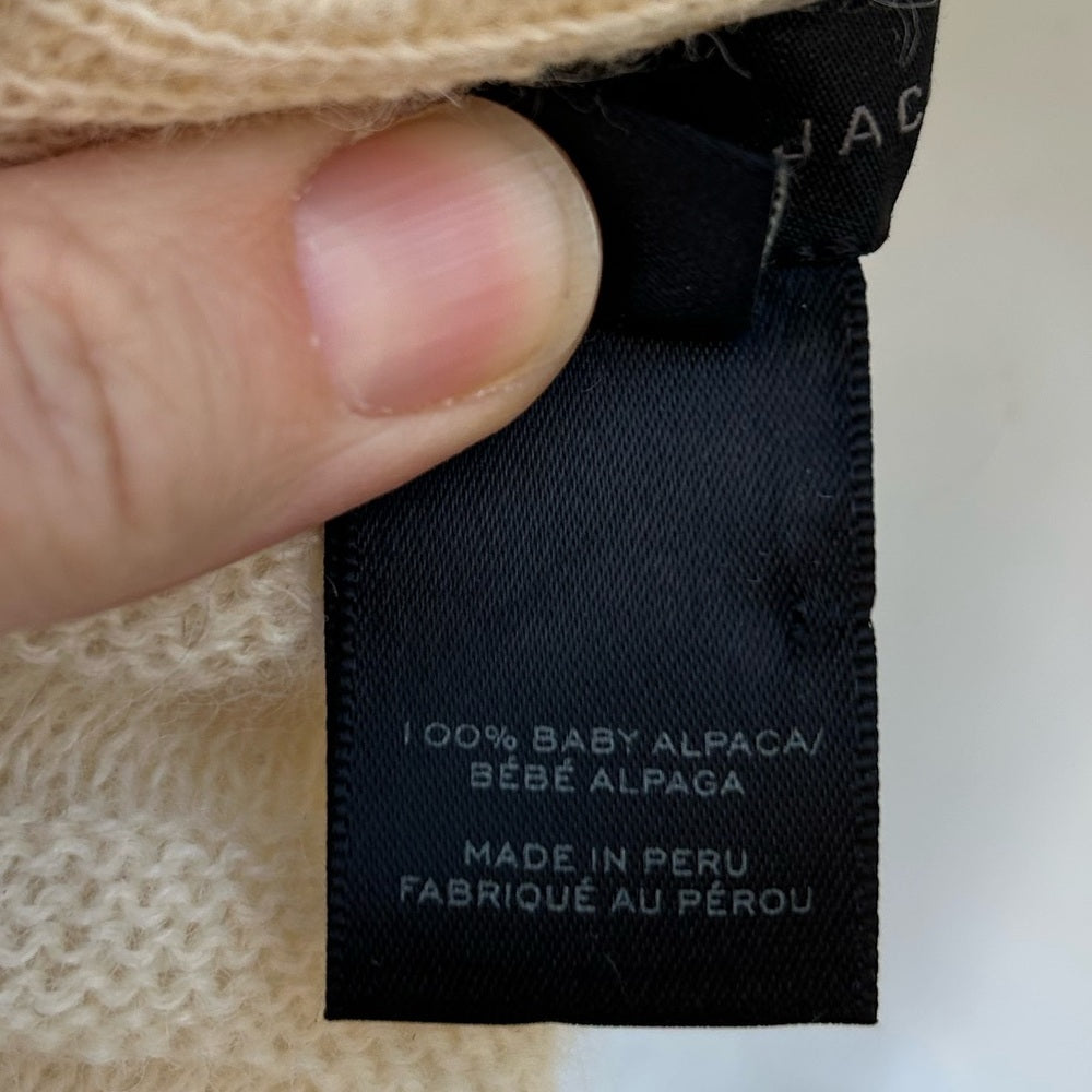 Marc Marc Jacobs Baby Alpaca Odessa Sweater, size XS