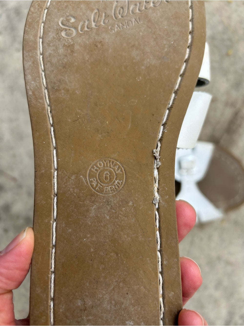 Salt Water Classic Slides, size UK 6 (US8)