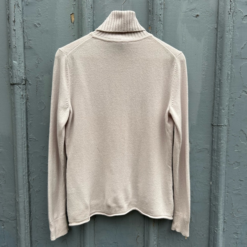 Lafayette 148 Cashmere Turtleneck Sweater, Small