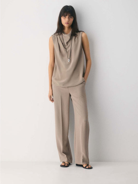 Babaton Heather Matte Pearl Limitless Trouser, BNWT, size 10