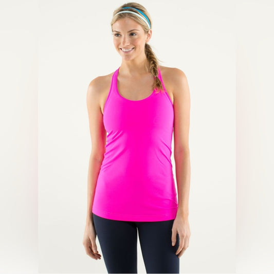Lululemon Pink Cool Racerback tank, size 4