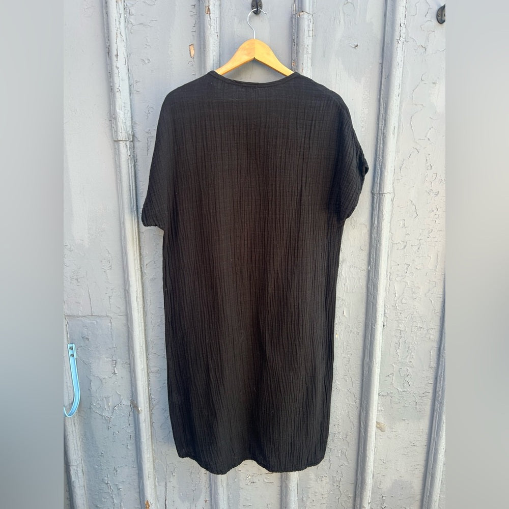 It is Well LA black Cotton shift dress, size M