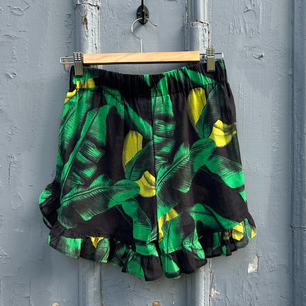 Ganni Cami & Shorts Tropical Print set, Small
