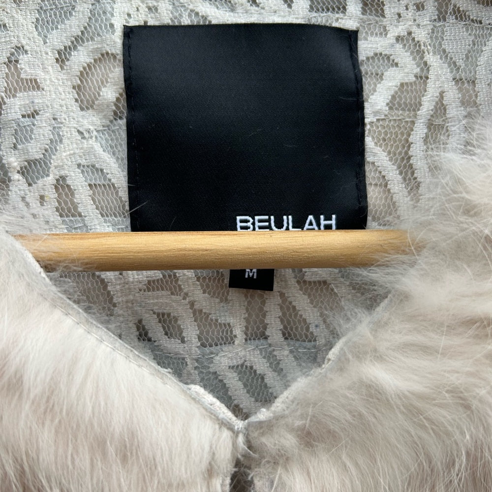 Beulah Rabbit Hair Jacket, M