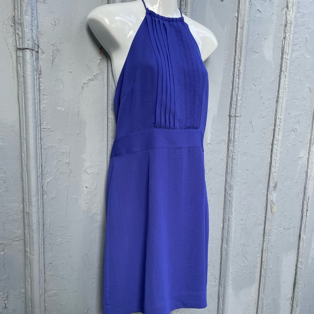 Banana Republic Cobalt Blue halter dress, Size 4