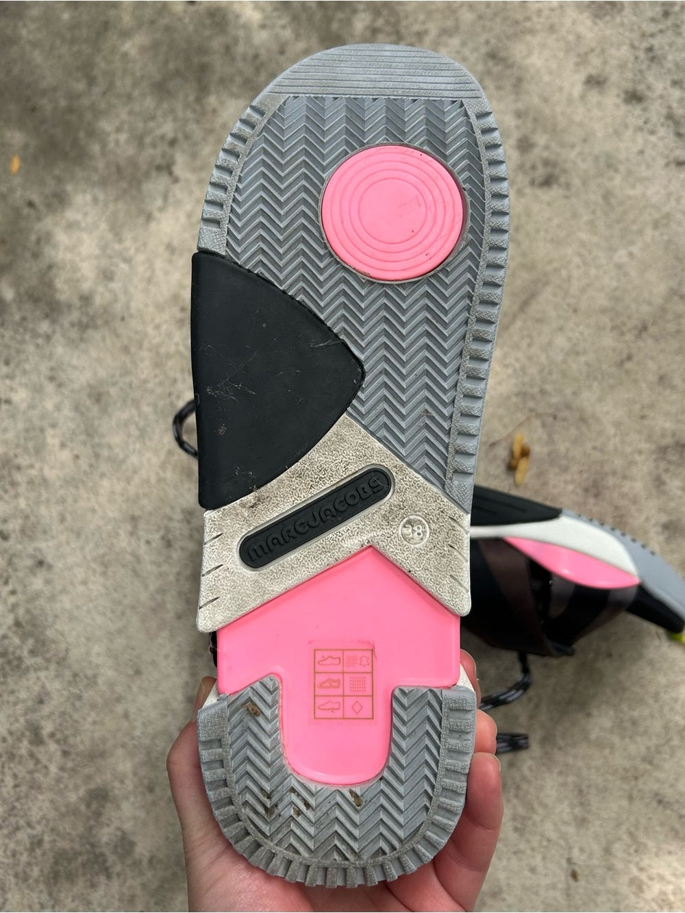Marc Jacob’s Somewhere Sport Mesh & Satin Sandals, size 38 (7.5)