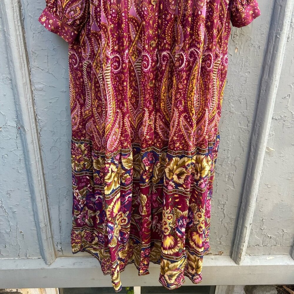 By Anthropologie Nikole Maxi Shirtdress, size M