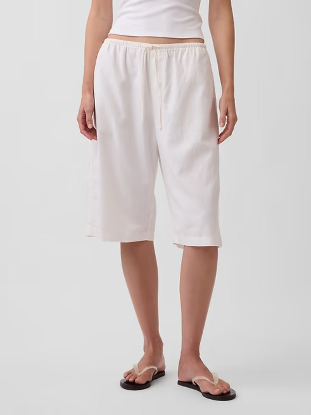 Gap White Wide leg Culotte, size M