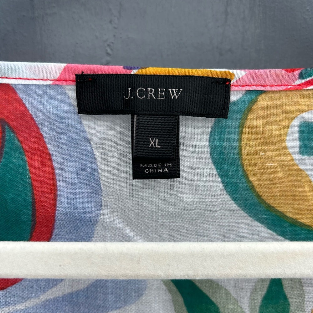 J Crew Ratti Rossignol Cover Up, Size XL