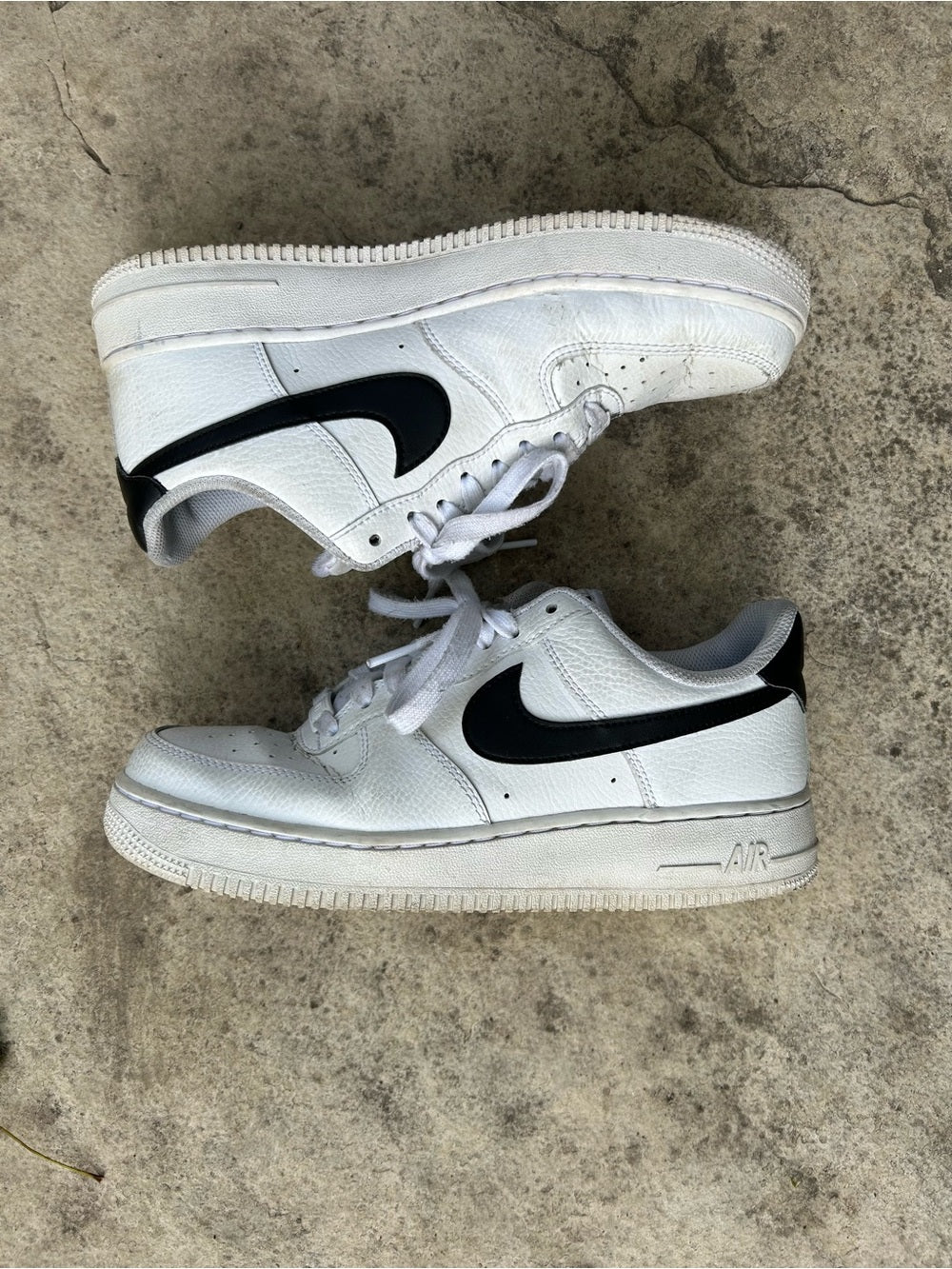 Nike White AF1, W size 9, M size 7