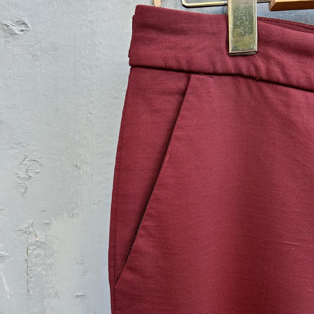 Judith & Charles Wine slim pants, size 4