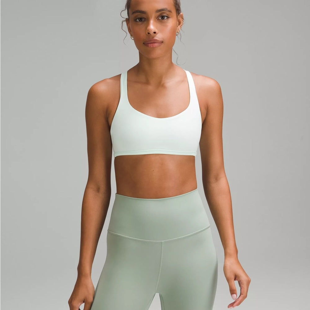 Lululemon White Free to Be Wild Bra, size 4