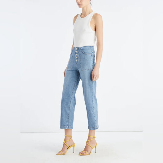 Veronica Beard Crosby Wide Crop, size 29