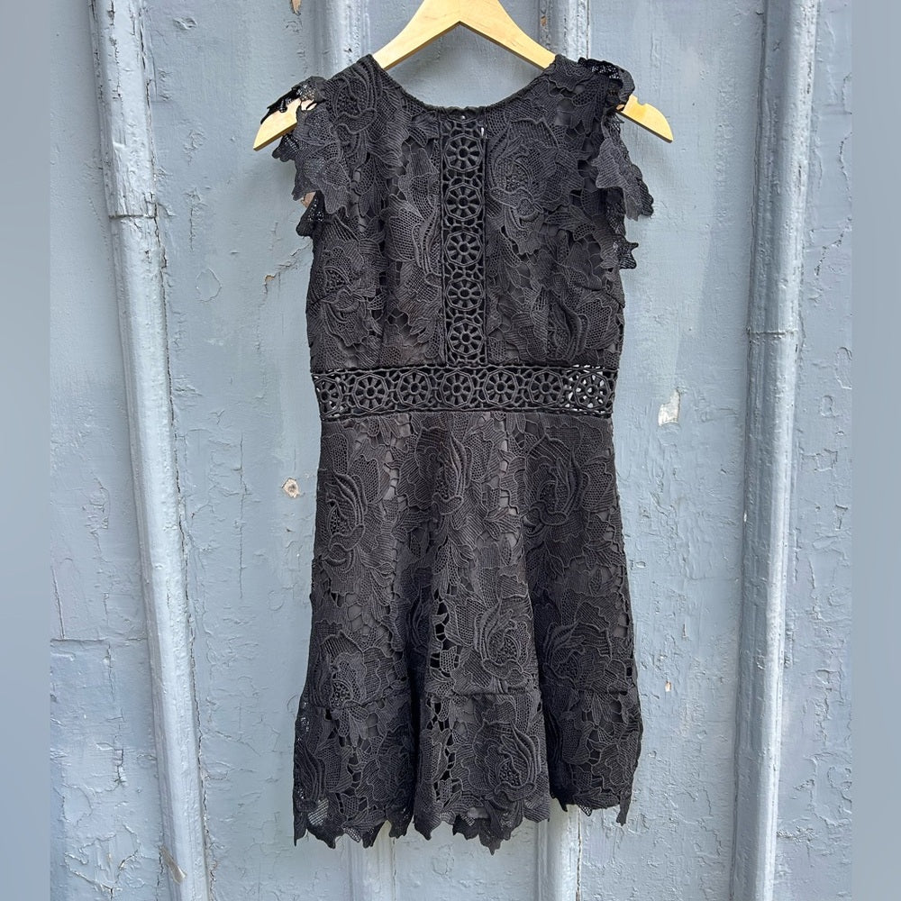 BB Dakota Calvin Scalloped Lace Dress, size 0