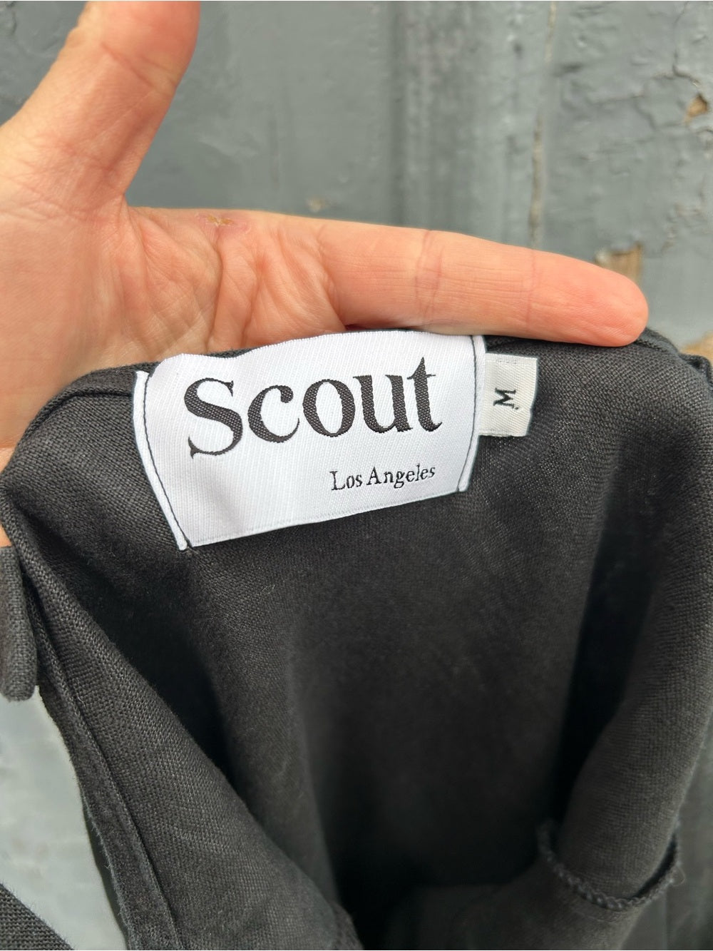 Scout LA Black Linen Maxi dress, size M