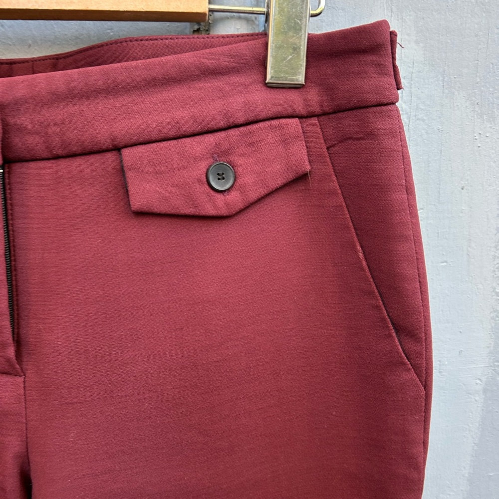 Judith & Charles Wine slim pants, size 4