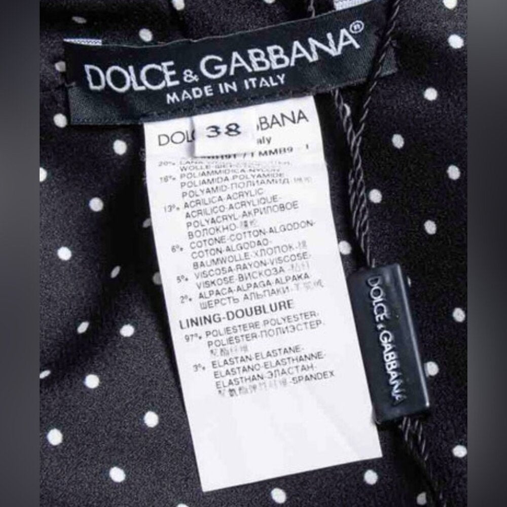 Dolce & Gabbana Houndstooth Tweed Dress, size approx 6/8