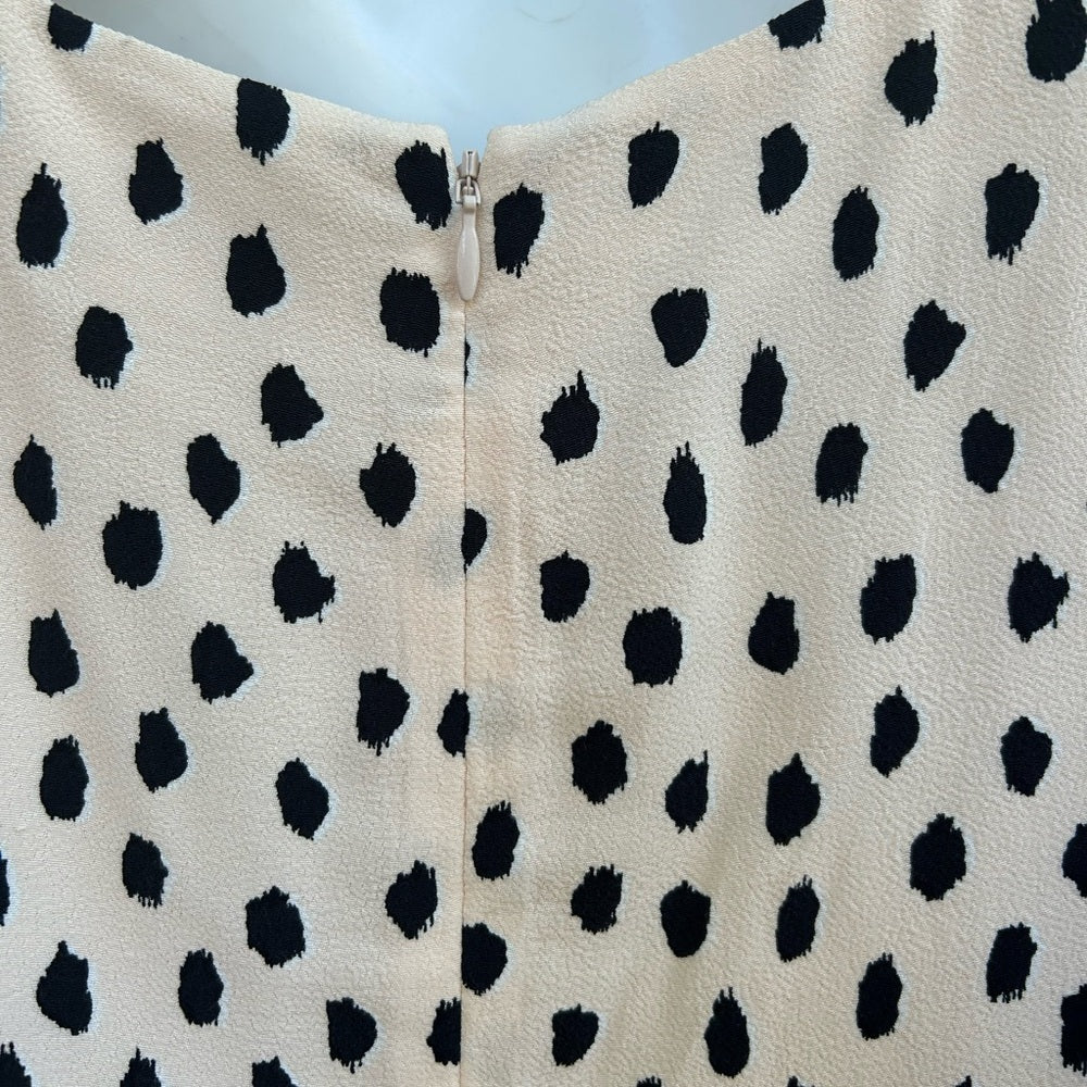 Kate Spade Leopard Dot Silk Blouse, BNWT, size Large