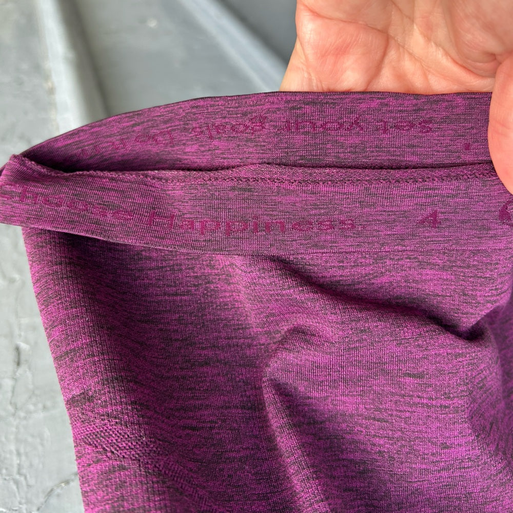 Lululemon purple swiftly tech racer back, size 4