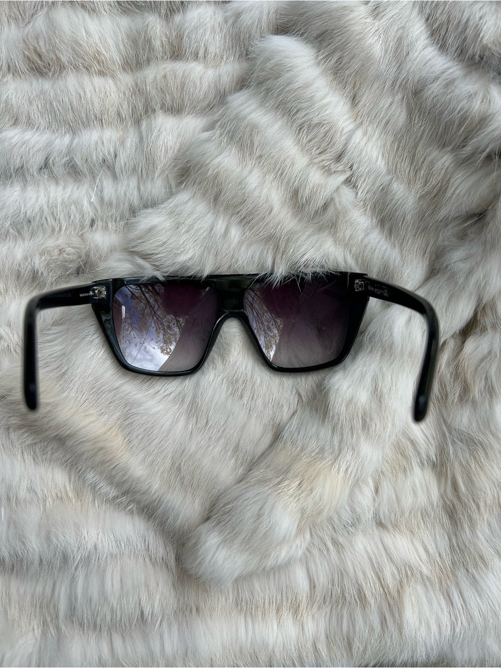 Max Mara Black Retro 80’s Sunglasses, OS