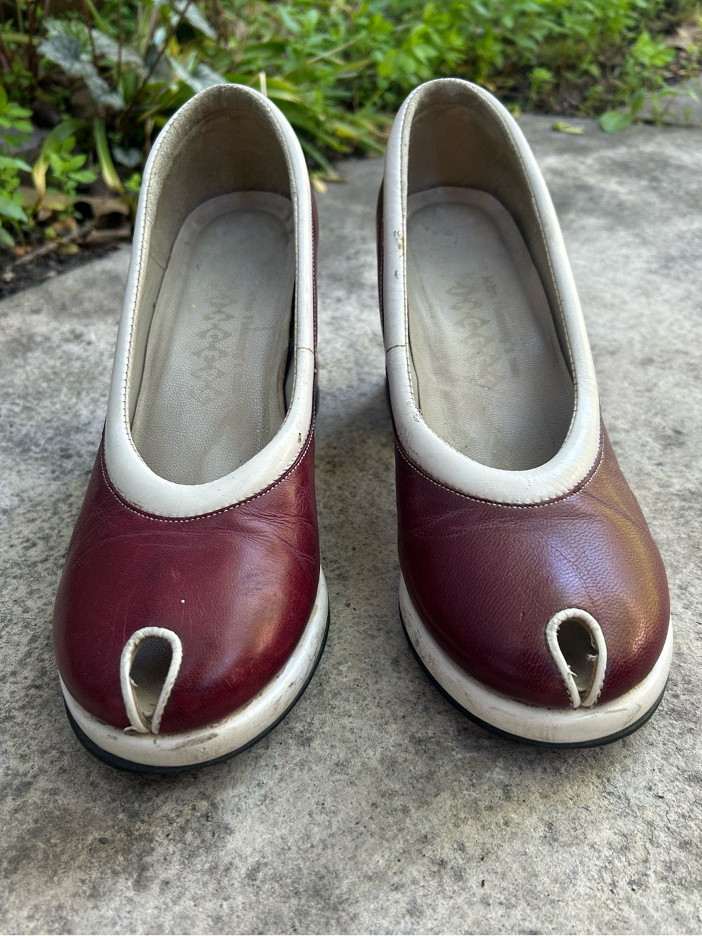 John Fluevog The Pump Peep Toe Ringers, size 7.5
