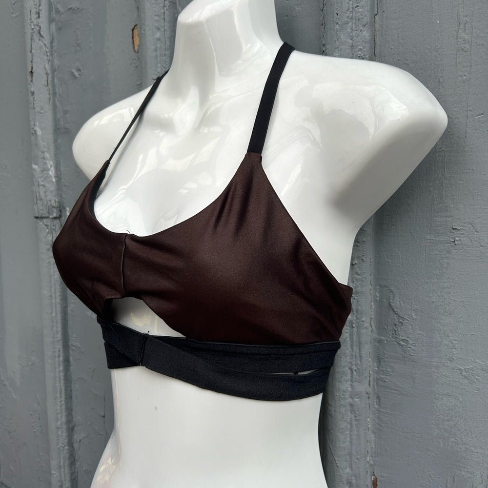 Koral bronze Sports Bra, Small