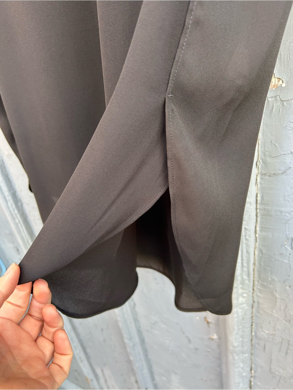 Banana Republic black Satin t-Shirt Blouse, BNWT, Small