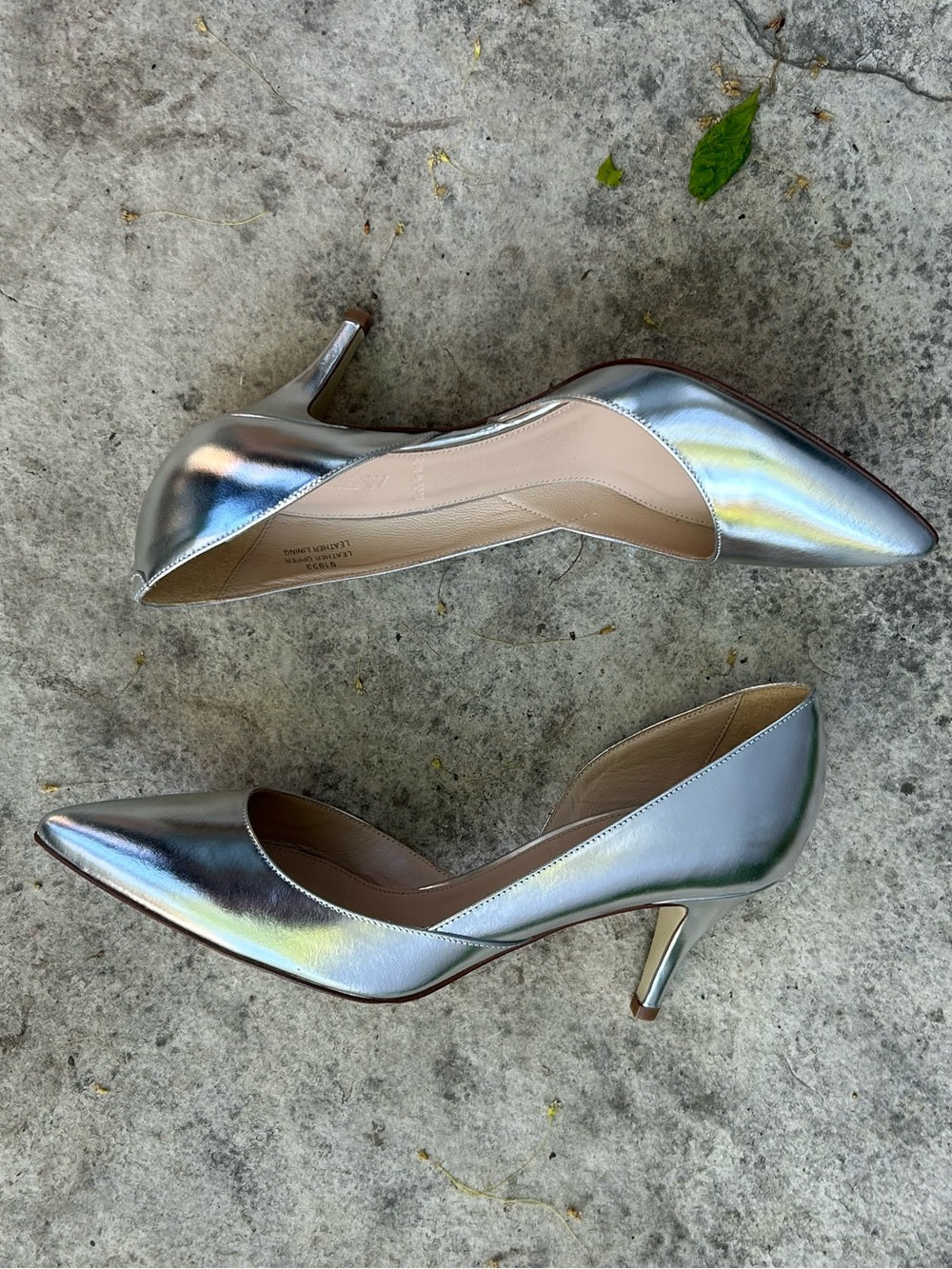 J. Crew Valentina Metallic Silver pumps, BNIB, size 7.5