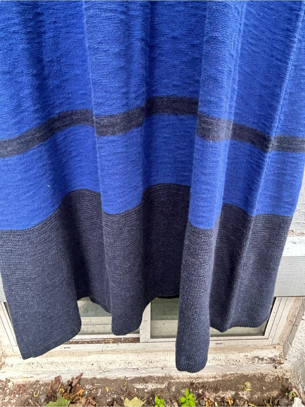 Vince Blue striped knit Maxi dress, Small
