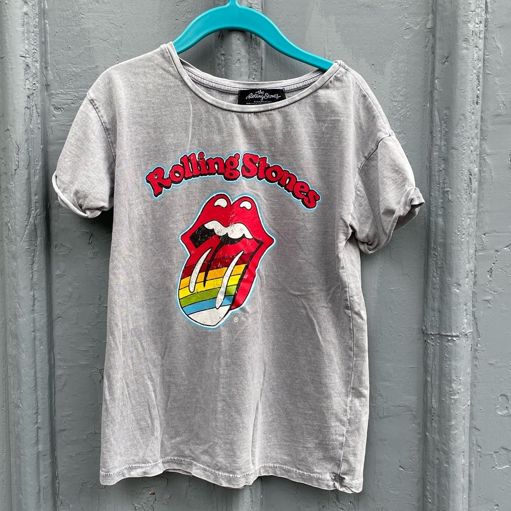 Zara Girls Rolling Stones Graphic Band T-Shirt, size 7