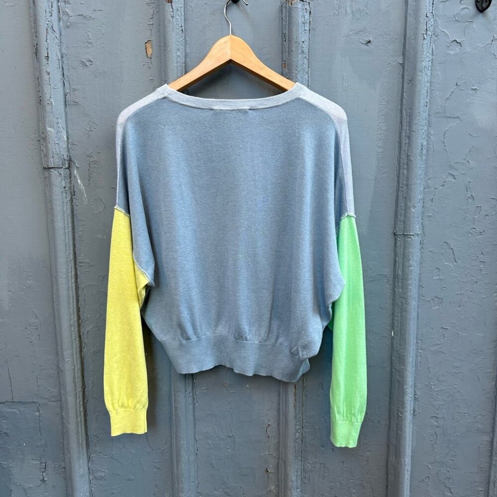 Collaboration Colour Block Sweater, Small (fits large)