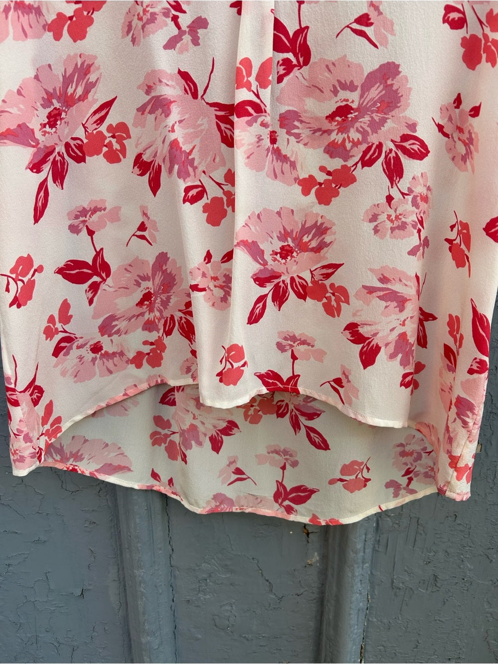 Joie Pink Floral Aruba Silk Tank, size M