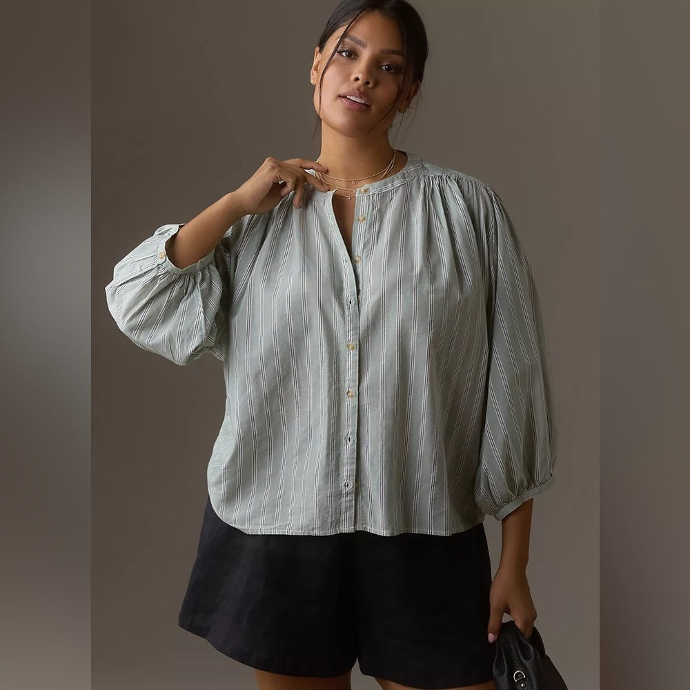 Pilcro The Sidney Batwing Blouse, Large
