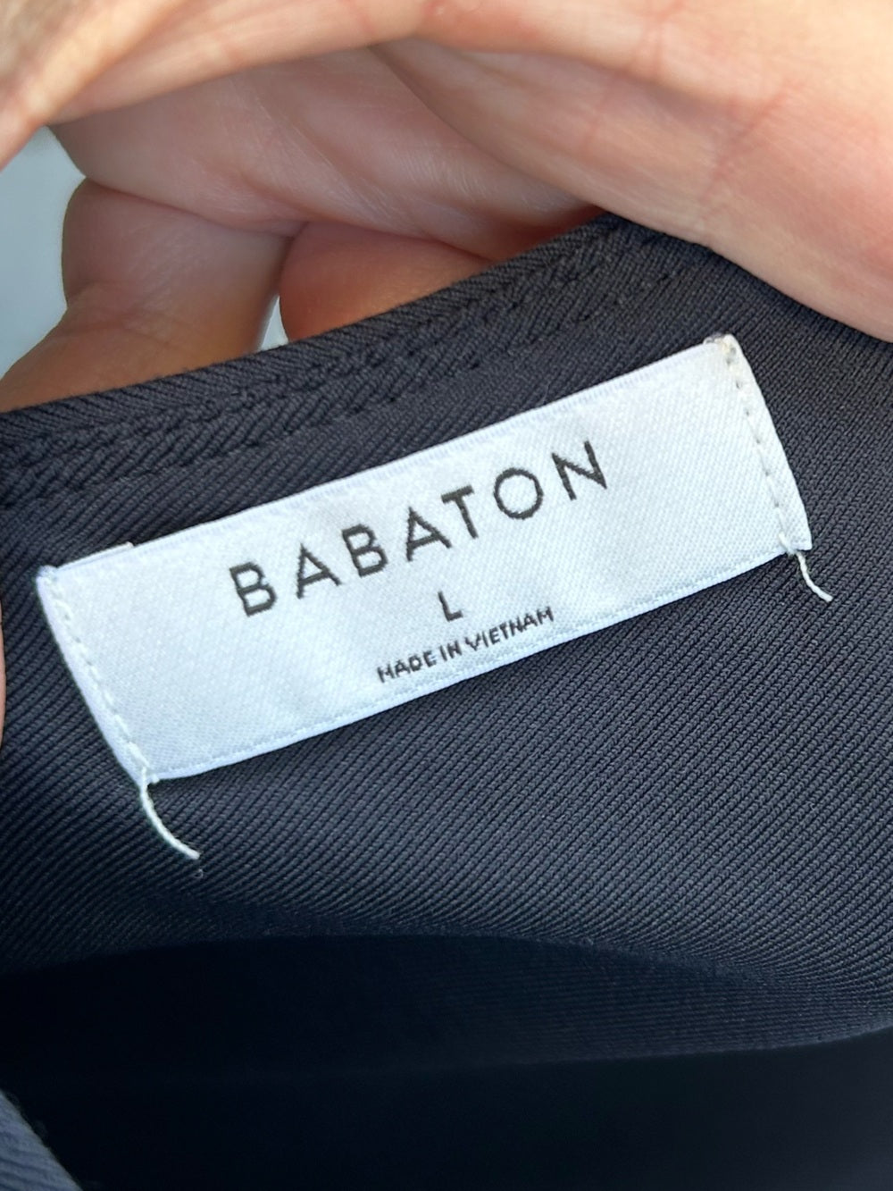 Babaton black Contour bodysuit, Large