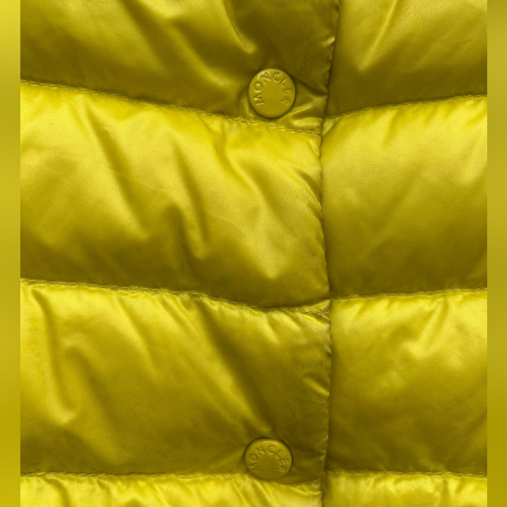 Moncler Citrine Kids Down Vest, size 12