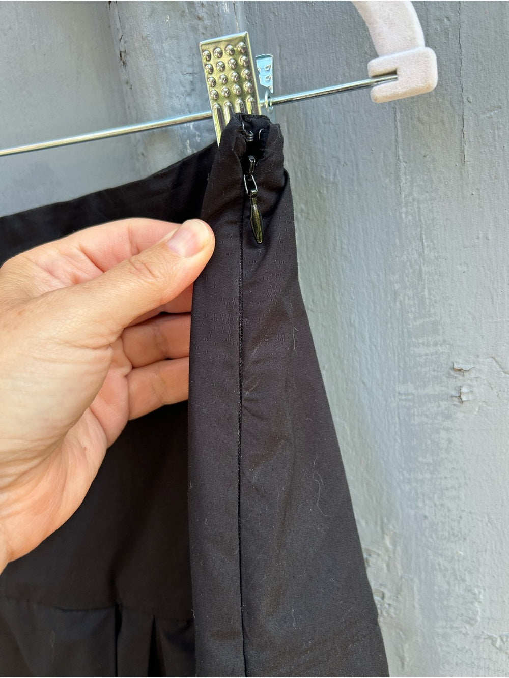 Babaton Chandelier Black Poplin Skirt, BNWT, size 10
